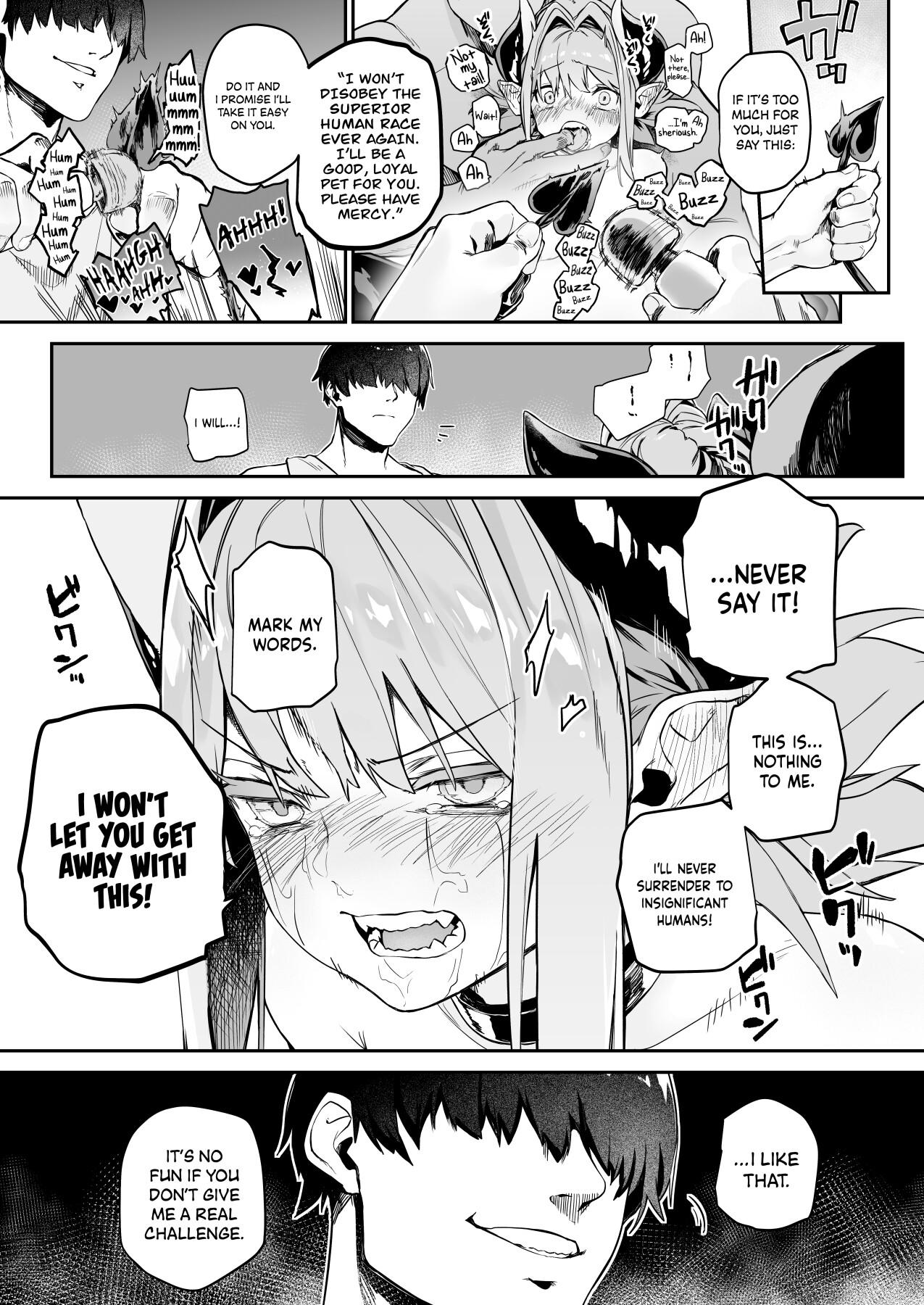 Hentai Manga Comic-Charming plan! - the succubus brat won't lose to a dick!(?)--Read-10